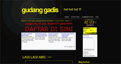 Desktop Screenshot of gudanggadis.blogspot.com