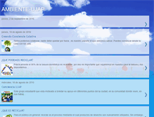 Tablet Screenshot of ambiente-ujap.blogspot.com