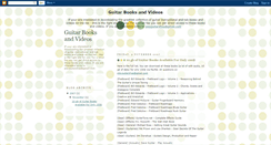 Desktop Screenshot of guitarbooks.blogspot.com