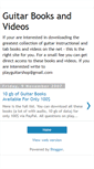 Mobile Screenshot of guitarbooks.blogspot.com