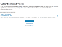 Tablet Screenshot of guitarbooks.blogspot.com