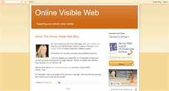 Desktop Screenshot of onlinevisibleweb.blogspot.com