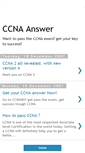 Mobile Screenshot of ccnaanswer.blogspot.com