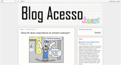 Desktop Screenshot of blogacessoteen.blogspot.com