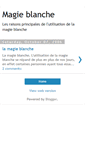 Mobile Screenshot of la-magie-blanche.blogspot.com