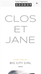 Mobile Screenshot of closetjane.blogspot.com