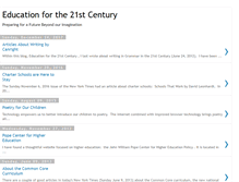 Tablet Screenshot of educationforthe21stcentury.blogspot.com