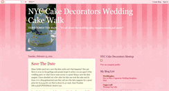 Desktop Screenshot of nyccakedecoratorsweddingcakes.blogspot.com