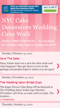 Mobile Screenshot of nyccakedecoratorsweddingcakes.blogspot.com
