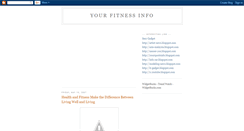 Desktop Screenshot of info-fitness.blogspot.com