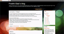 Desktop Screenshot of fredrikglad.blogspot.com