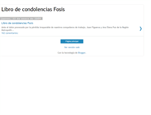 Tablet Screenshot of librodecondolenciasfosis.blogspot.com