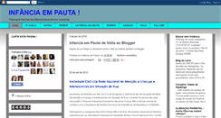 Desktop Screenshot of infanciaempauta.blogspot.com