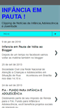 Mobile Screenshot of infanciaempauta.blogspot.com