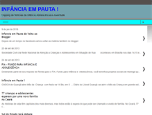 Tablet Screenshot of infanciaempauta.blogspot.com