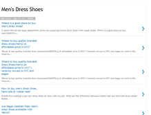 Tablet Screenshot of men-dress-shoes.blogspot.com