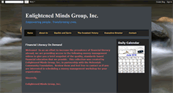 Desktop Screenshot of enlightenedmindsgroup.blogspot.com