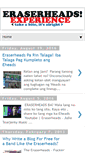 Mobile Screenshot of eraserheadsexperience.blogspot.com
