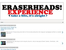 Tablet Screenshot of eraserheadsexperience.blogspot.com