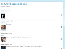 Tablet Screenshot of funnyandtrue.blogspot.com
