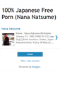 Mobile Screenshot of freeporn4evernananatsume.blogspot.com
