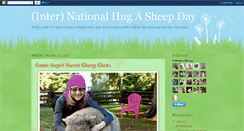 Desktop Screenshot of nationalhugasheepday.blogspot.com