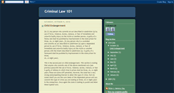 Desktop Screenshot of criminallaw101.blogspot.com