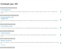 Tablet Screenshot of criminallaw101.blogspot.com