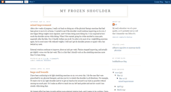 Desktop Screenshot of myfrozenshoulder.blogspot.com