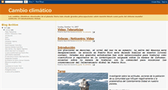 Desktop Screenshot of cambioclimaticocg.blogspot.com