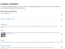 Tablet Screenshot of cambioclimaticocg.blogspot.com