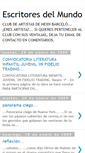 Mobile Screenshot of escritoresdelmundoescritores.blogspot.com