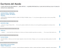 Tablet Screenshot of escritoresdelmundoescritores.blogspot.com