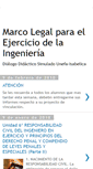 Mobile Screenshot of marcolegalparaingenieros2009.blogspot.com