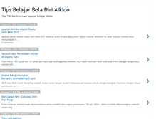 Tablet Screenshot of belajar-aikido.blogspot.com