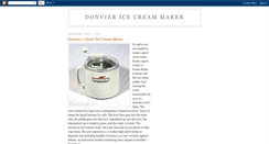 Desktop Screenshot of donviericecreammaker.blogspot.com