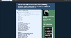 Desktop Screenshot of bloodsworned.blogspot.com