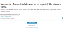 Tablet Screenshot of maemoes.blogspot.com