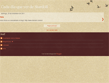 Tablet Screenshot of cadadiaquevezdestardoll.blogspot.com