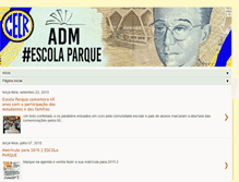 Tablet Screenshot of escolaparqueadm.blogspot.com