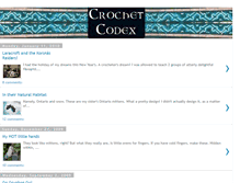 Tablet Screenshot of crochetcodex.blogspot.com