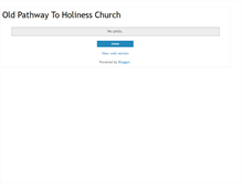 Tablet Screenshot of oldpathwaypcc.blogspot.com