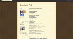 Desktop Screenshot of poetrybreaktime.blogspot.com