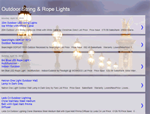 Tablet Screenshot of outdoorstringandropelights.blogspot.com