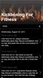 Mobile Screenshot of getfitkickboxing.blogspot.com