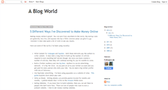 Desktop Screenshot of ablogworld.blogspot.com