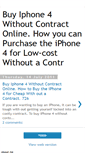 Mobile Screenshot of iphonenocontract1798.blogspot.com