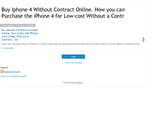 Tablet Screenshot of iphonenocontract1798.blogspot.com