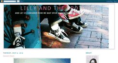 Desktop Screenshot of lillyandthebrothers.blogspot.com