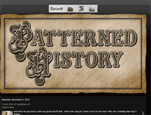 Tablet Screenshot of patternedhistory.blogspot.com